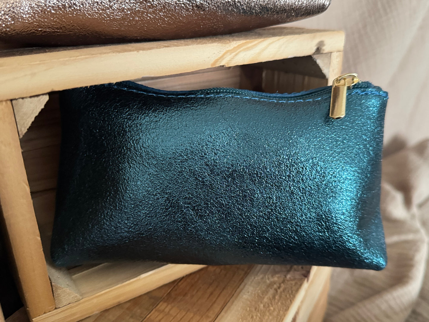 Trousse en cuir