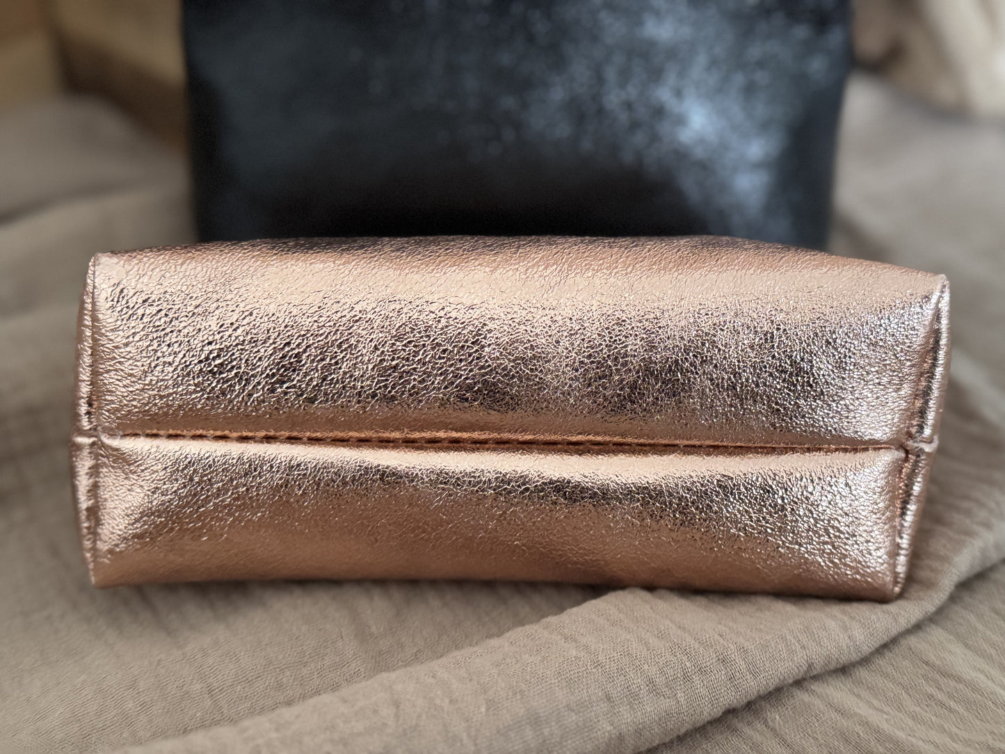 Trousse en cuir