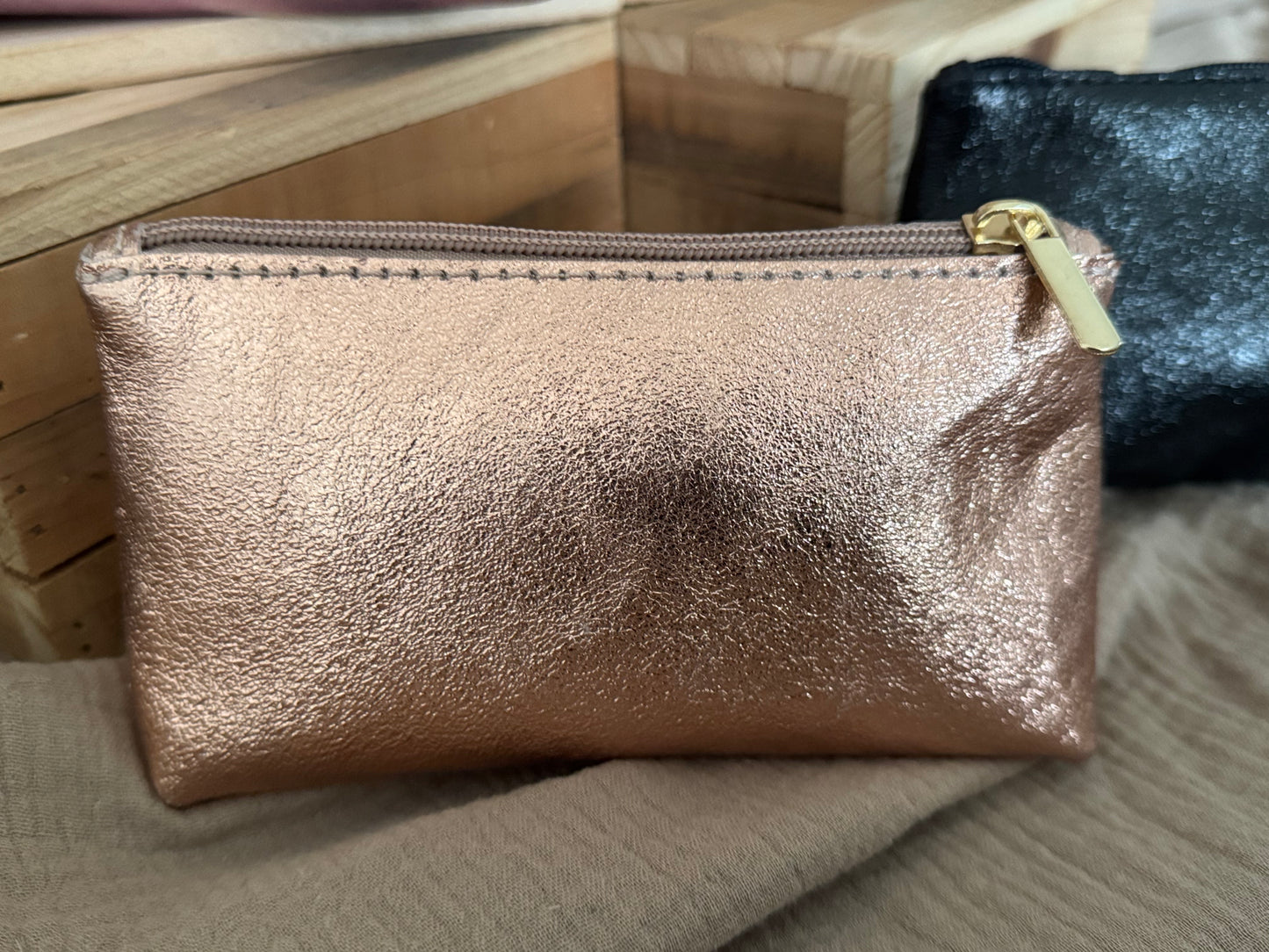 Trousse en cuir