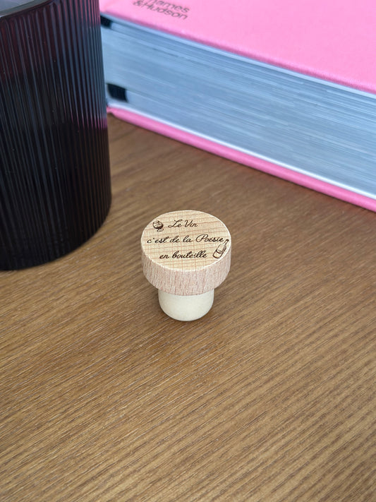 Le vin c'est de la poésie en bouteille !