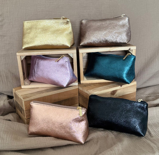 Trousse en cuir