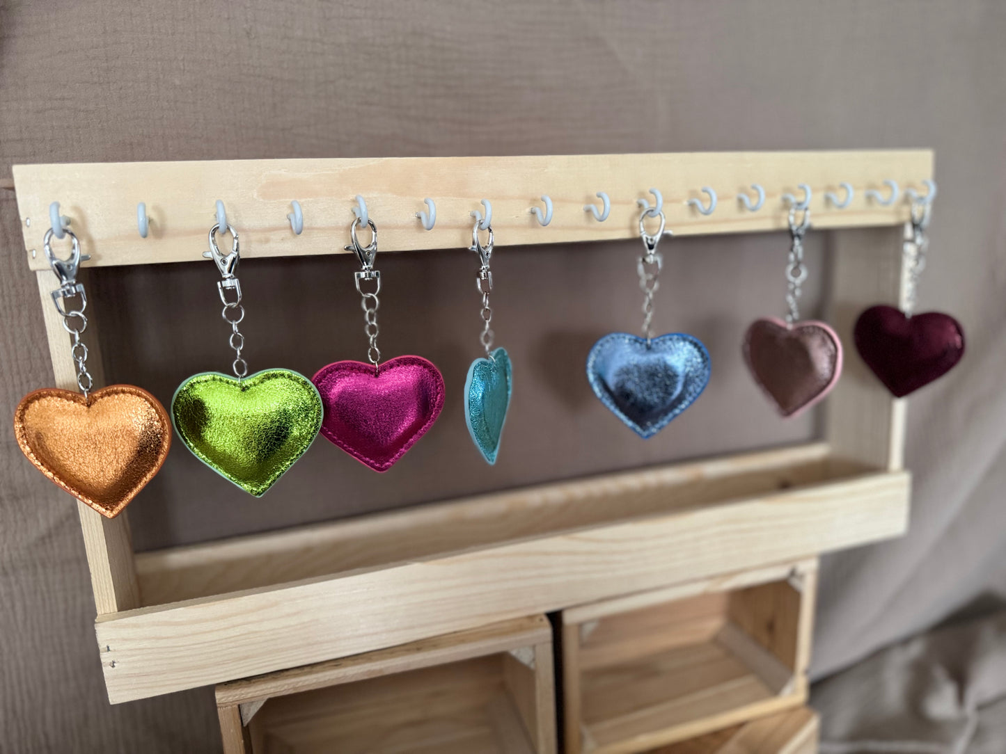 Porte clé coeur