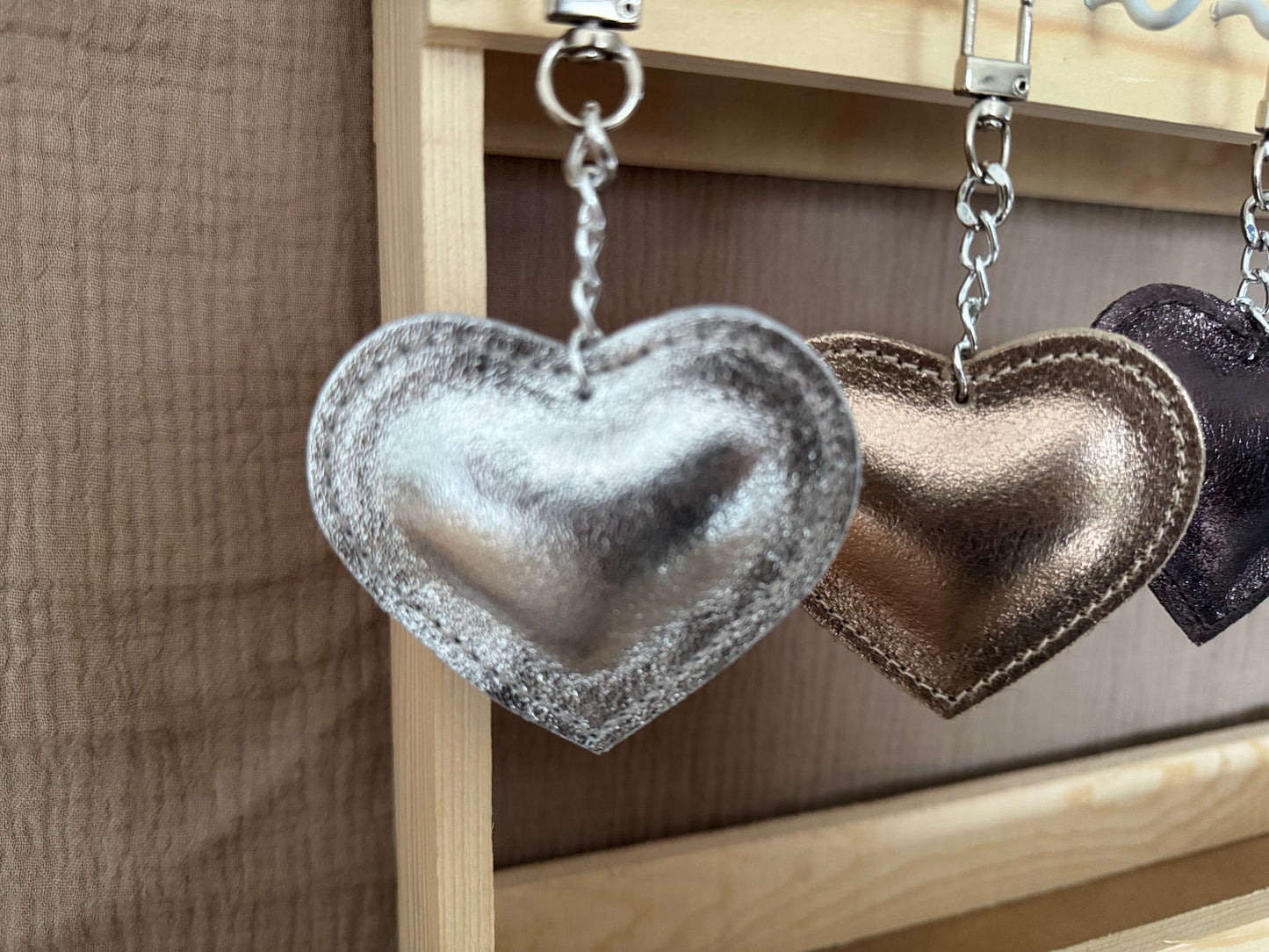 Porte clé coeur